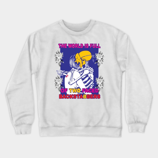 The two faces Crewneck Sweatshirt by sonnycosmics
